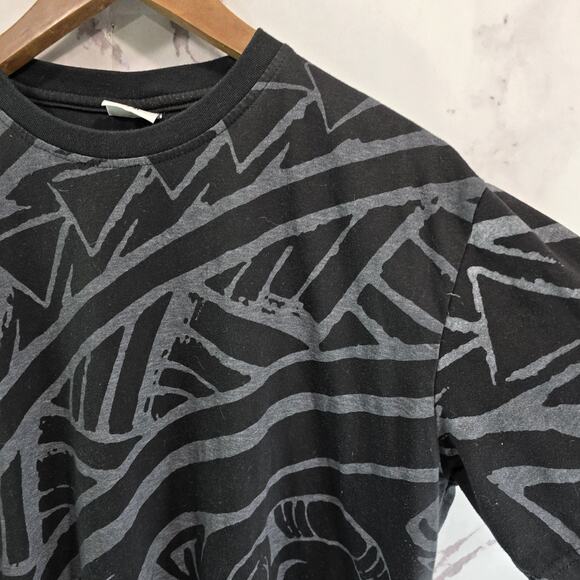 Taaroa T Shirt Mens XL Black Gray Crew Tee Short Sleeve Tee Vintage Abstract - Picture 9 of 10